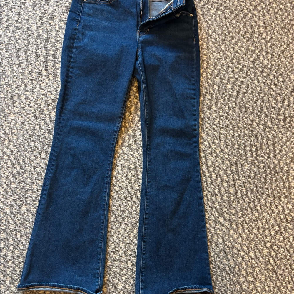 Veronica Beard Skinny Flared Jeans